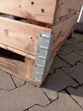 Уголок для паллетного ящика 1 шт. Оцинкованный.