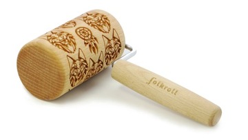 MINI WAŁEK GRAWEROWANY WILK