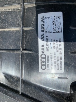 AUDI Q5 80A133835AE POUZDRO FILTRU VZDUCHU