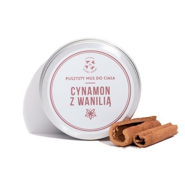 Puszysty Mus do Ciała Cynamon z Wanilią Cztery Szpaki 150 ml
