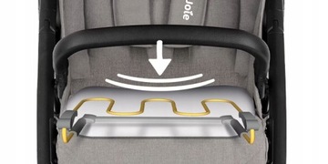 КОЛЯСКА JOIE LITETRAX PRO PEBBLE, КОЛЯСКА, ПОДНОС НА РУЛЬ