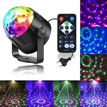 ПРОЕКТОР DISCO BALL, СВЕТОДИОДНЫЙ ОТРАЖАТЕЛЬ RGB DISCO BALL