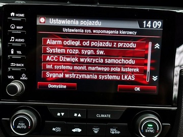 Honda Civic X Hatchback 5d Facelifting 1,5 VTEC TURBO 182KM 2020 Honda Civic AUTOMAT+EL.DACH Kraj 1wł BEZWYPAD, zdjęcie 36