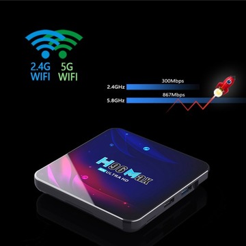 SMART BOX TV 4K H96 MAX НАСТРОЙКА Android TV 16 ГБ
