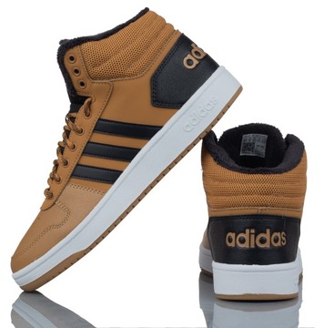 BUTY SPORTOWE MĘSKIE ADIDAS HOOPS 2.0 MID EE7371