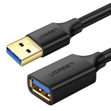 UGREEN US129 Удлинительный кабель USB 3.0 3 м (черный)