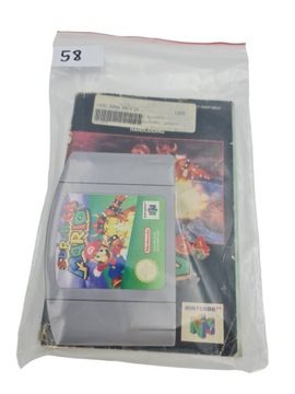NINTENDO 64 SUPER MARIO 64 + KSIĄŻECZKA ORYGINAŁ