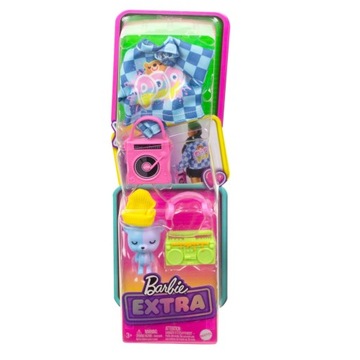 Barbie Extra. HDJ41 Zestaw ubranek z akcesoriami i i misiem
