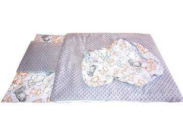 ŚPIWÓR KOŁDERKA POŚCIEL DO PRZEDSZKOLA + WORECZKI