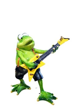 FIGURKA ŻABA GITARZYSTA