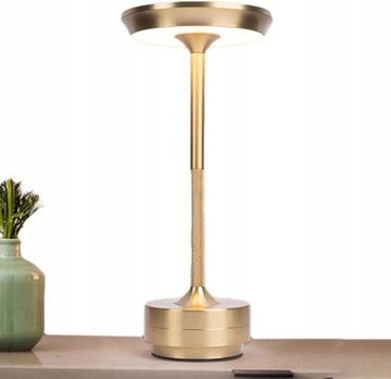 Полностью алюминиевая, тактильная настольная лампа, 5W металлическая прикроватная лампа