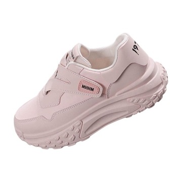Buty damskie PU Skóra Damskie tenisówki Buty na siłownię na imprezy Różowy 35