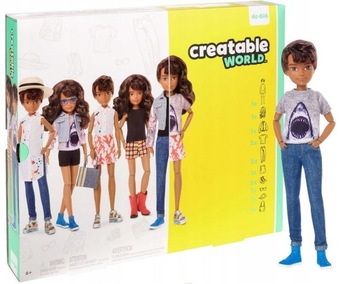 CREATABLE WORLD ZESTAW LALKA + AKCESORIA
