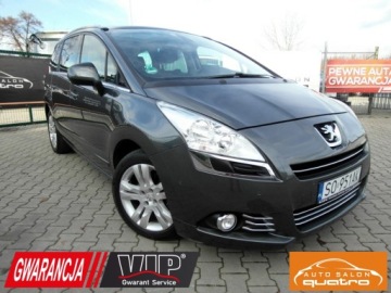 Peugeot 5008 I Minivan 2.0 HDi FAP 150KM 2011 Peugeot 5008 Allure Nawigacja Panorama Dach Head-Up 2.0 Diesel 150KM