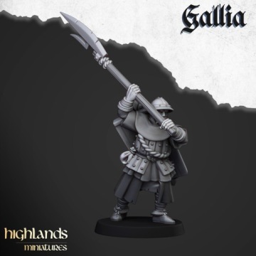 Gallia Men at Arms x5 Миниатюры Хайленда