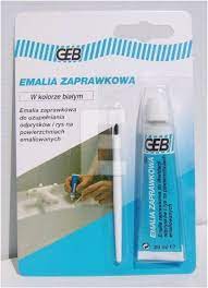 Emalia zaprawkowa do napraw Geb 956837 20 ml biała
