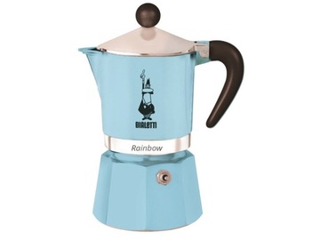 Kawiarka BIALETTI Rainbow 3 TZ Jasnoniebieski