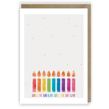 KARTKA okolicznościowa urodzinowa EKO koperta