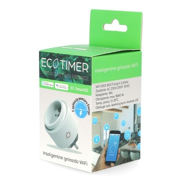 Умная Wi-Fi-розетка EC-SMART02
