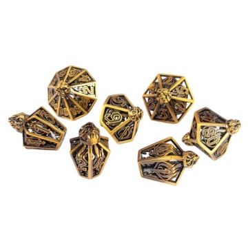 MOŁOTOW ZESTAW 7 METALOWYCH KOŚCI RPG