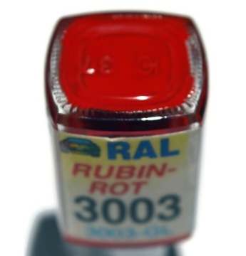 LAKIER RAL 3003 CZERWONY POŁYSK ZAPRAWKA DO RYS ARA 10 ML
