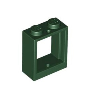 LEGO 60592 c.zielone okno 1x2x2 1szt dark green