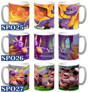 КРУЖКА SPYRO THE DRAGON GAME В ПОДАРОК ​​Имя + БЕСПЛАТНАЯ Коробка 330МЛ