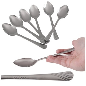 НАБОР СТОЛОВЫХ ПРИБОРОВ СУПОВАЯ ЛОЖКА СТОЛИЧНАЯ ЛОЖКА ИЗ 6 ШТ.