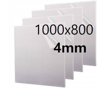 PLEKSI PLEXI PLEKSA PLEXA płyta na wymiar mleczna opal 100cm x 80cm x 4mm