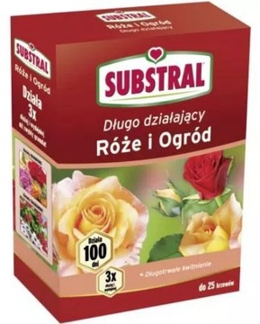 Nawóz RÓŻE I OGRÓD Substral DZIAŁA 100 dni 1 kg