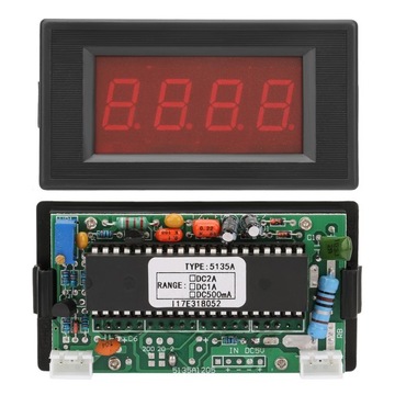 5135A Высокоточный амперметр постоянного тока 5 В постоянного тока Панель тока AM-метра
