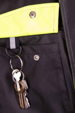 УТЕПЛЕННАЯ ЗИМНЯЯ РАБОЧАЯ КУРТКА, СВЕТООТРАЖАЮЩИЙ КАПЮШОН