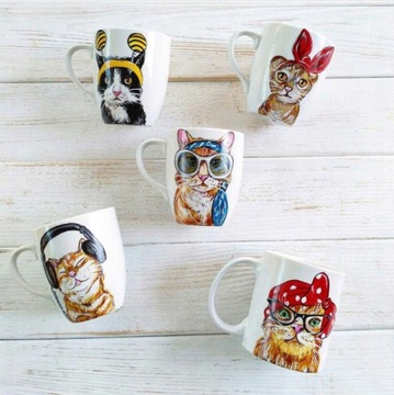 Ручки для стекла, фарфора, керамики, живописи, декорирования, 6 шт.