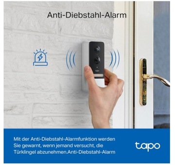 TP-Link Tapo D230S1 Видеодомофон, черный/белый