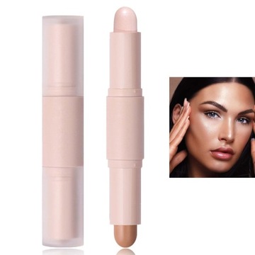 Крем-карандаш для контуринга, 2 цвета, кремовая бронзовая палитра для контуринга