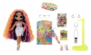 БОЛЬШАЯ КУКЛА ЛОЛ-СЮРПРИЗ, КРАСИВЫЕ ГУСТЫЕ, ЦВЕТНЫЕ ВОЛОСЫ, ЭСКИЗЫ В ПОДАРОК