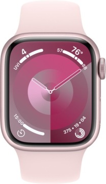 Умные часы APPLE Watch 9 с GPS, 41 мм, розовые