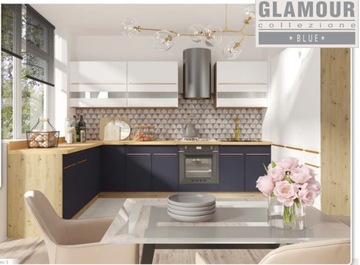 Кухня GLAMOUR 1 МДФ зеленый ДИЗАЙН СДЕЛАНО НА ЗАМЕР