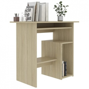 BIURKO KOMPUTEROWE STOLIK MEBLE LAPTOP SONOMA 80cm