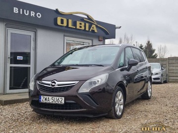 Opel Zafira C Tourer 1.4 Turbo ECOTEC 120KM 2012 Opel Zafira 1.4T 120KM 7-OS Navi Super Stan Zarejestrowana 1.4 Benzyna