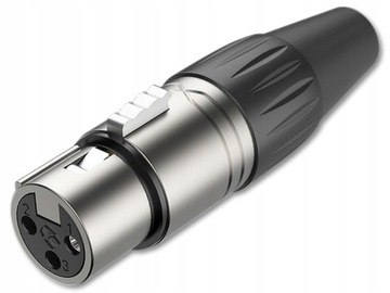 Roxtone RX3FP-NT 3-контактный разъем XLR для микрофона для кабеля HQ