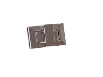 Zapięcie do torebki obrotowe 30 x 40mm - nikiel