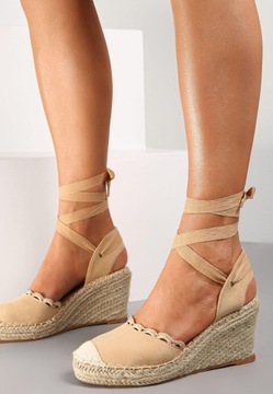 Renee Khaki Espadryle damskie 39 Ekozamsz