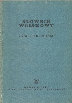 Słownik wojskowy angielsko-polski Perkowicz Edward