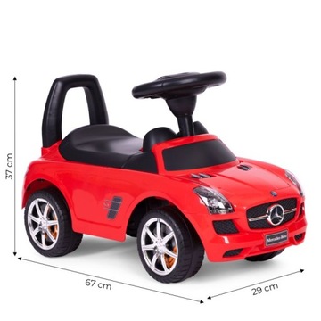 Ride On Push Car для детей Рог Игрушечный автомобиль MERCEDES