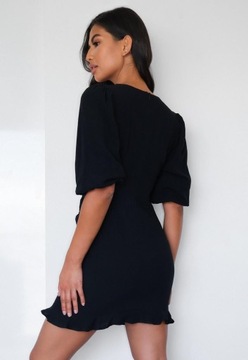 D1S041 MISSGUIDED__Y06 МИНИ-ПЛАТЬЕ С V-ОБРАЗНЫМ ВЫРЕЗОМ__S