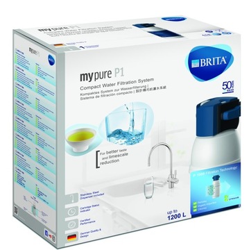 Комплектный фильтр для воды BRITA Mypure P1 под раковину