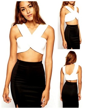 TOP Bralet ASOS 36 S Gorset bluzka góra wizytowy stanik