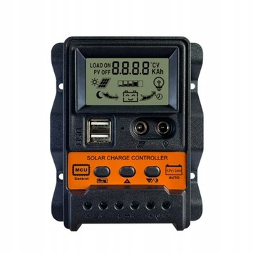 REGULATOR ŁADOWANIA SOLARNY 12V PANEL LCD 30A