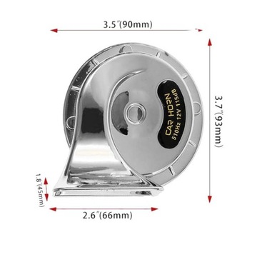 KLAKSON 12V ŚLIMAK DWUTONOWY 400 dB ZESTAW FANFARA